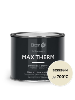 Эмаль термостойкая 400°C Elcon бежевая 0,4кг Эмаль термостойкая 400°C Elcon бежевая 0,4кг