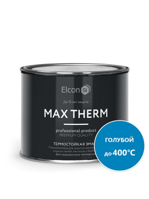 Эмаль термостойкая 400°C Elcon голубая 0,4кг Эмаль термостойкая 400°C Elcon голубая 0,4кг