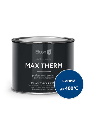Эмаль термостойкая 400°C Elcon синяя 0,4кг Эмаль термостойкая 400°C Elcon синяя 0,4кг
