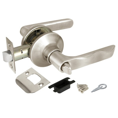 Ручка защелка 6024 SN-B (мат.никель) фик.