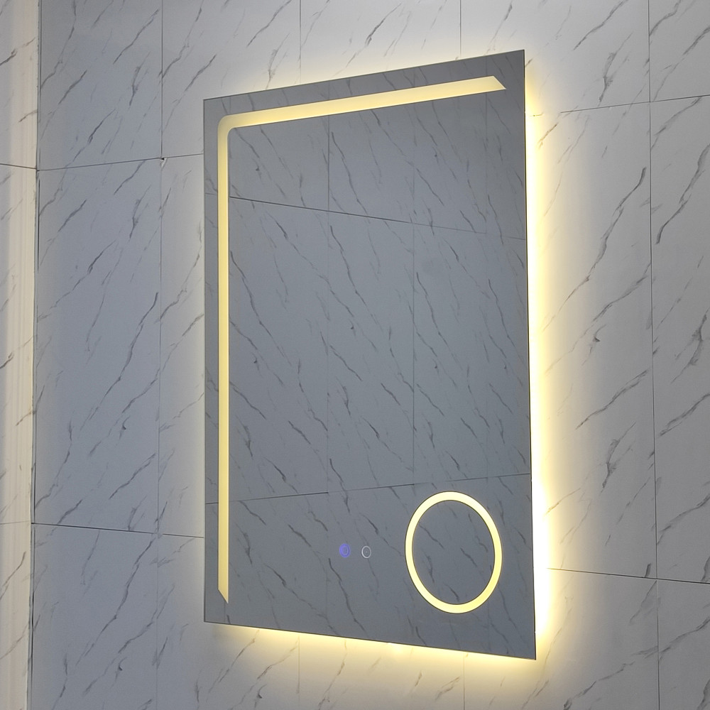 Зеркало для ванной 60*80 см LED подсветка антизапотевание прямоугольное KN-1072A60/80 KNOIS