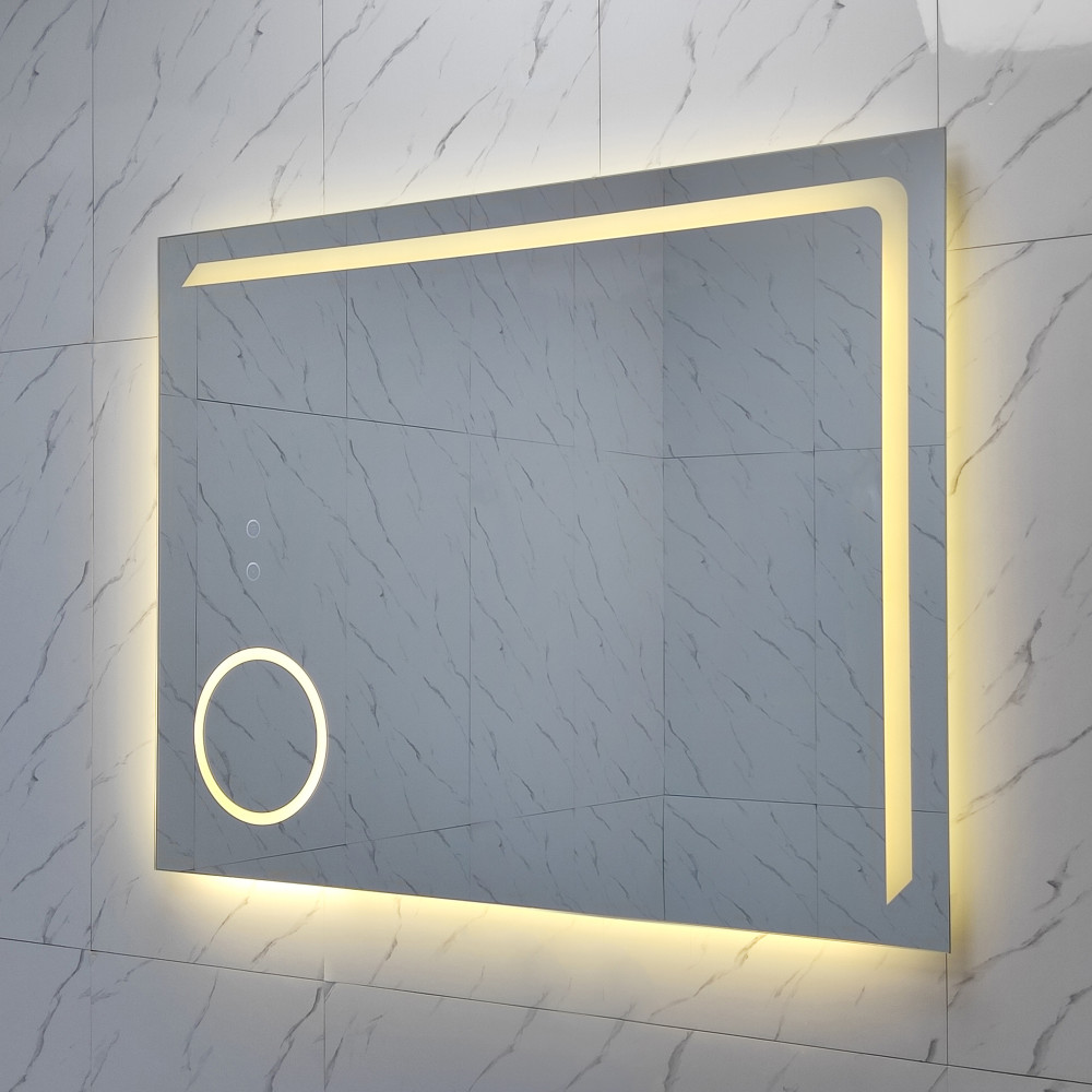 Зеркало для ванной 60*80 см LED подсветка антизапотевание прямоугольное KN-1072A60/80 KNOIS