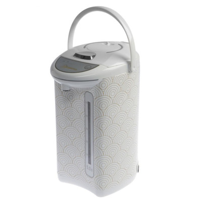 Термопот 5 л 750 Вт нержс атль колба 3 режима Иллюзия на белом HS-5004 HomeStar