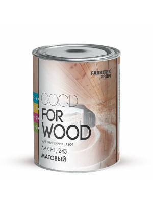 Лак нитроцеллюлозный НЦ-243 FARBITEX PROFI WOOD для мебели матовый 1,7кг