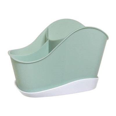 Подставка пластиковая для столовых приборов 20,3*126*13,7 см серая мистерия Krita Berossi