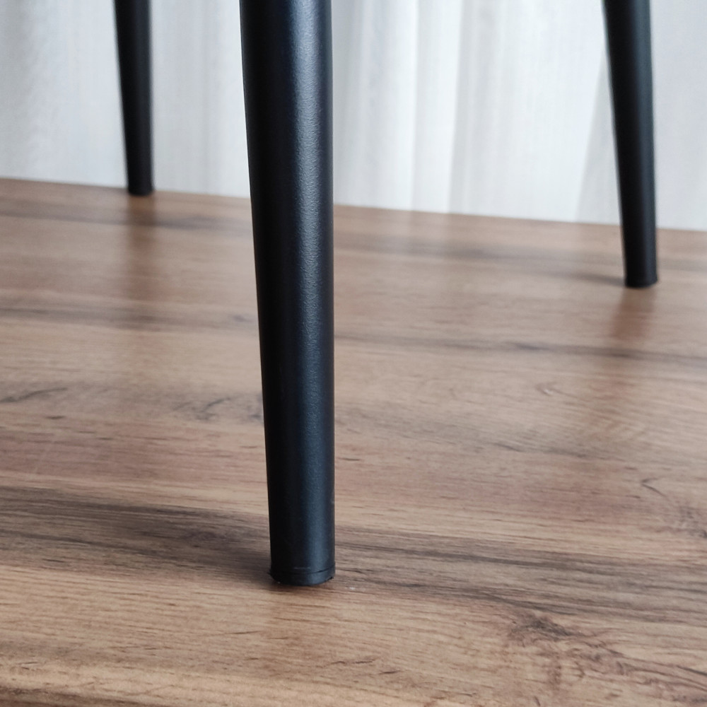 Стул металлический Baizheng 85×40×43 см, текстиль, темно-серый, до 150 кг