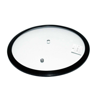 Крышка стеклянная 26 см без ручки силикон обод Baizheng