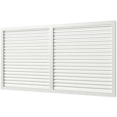 Решетка радиаторная 600*1200мм белый Эра