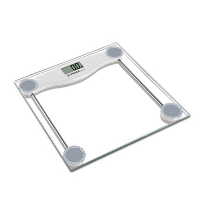 Весы напольные электронные стекло 150 кг дисплей прозрачно-белый First