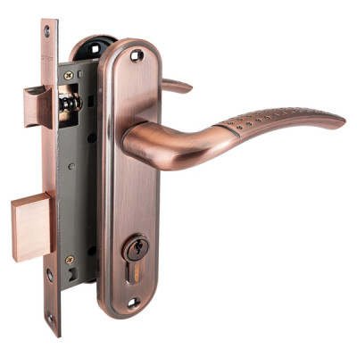 Замок врезной 132/1 AC ст.медь  АЛЛЮР