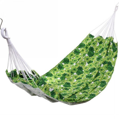 Гамак подвесной 200*150 см х\б Райский сад