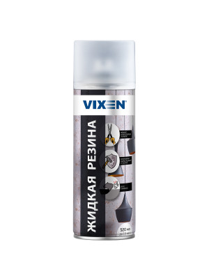 Жидкая резина аэроз. прозрачный матовый 520мл Vixen VX90102