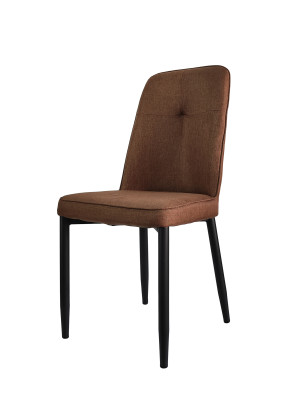 Стул металлический Baizheng 87×53×45 см, текстиль, коричневый, до 150 кг