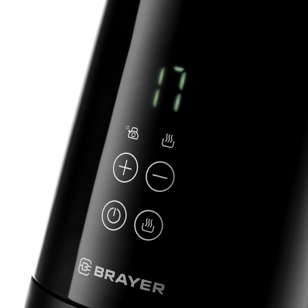 Чайник пластиковый электрический 1,5 л 2,2 кВт сенсорное управ черный Strix Cool Touch Brayer