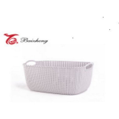 Корзина пластиковая 382*276*232 мм для хранения сетка микс HL-1195 Baizheng