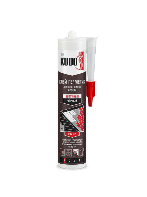 Клей для всех видов кровли Kudo Home битумный 280мл черный KSK-612 Клей для всех видов кровли Kudo Home битумный 280мл черный KSK-612