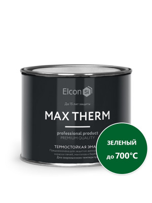 Эмаль термостойкая 700°C Elcon зеленая 0,4кг Эмаль термостойкая 700°C Elcon зеленая 0,4кг