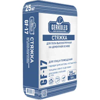 Стяжка для пола GF-17 30 кг Геркулес