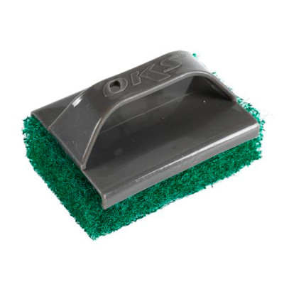 Губка абразивная 14*9*7 см с пластиковой ручкой универсальная микс OKS-1183 Baizheng Губка абразивная 14*9*7 см с пластиковой ручкой универсальная микс OKS-1183 Baizheng