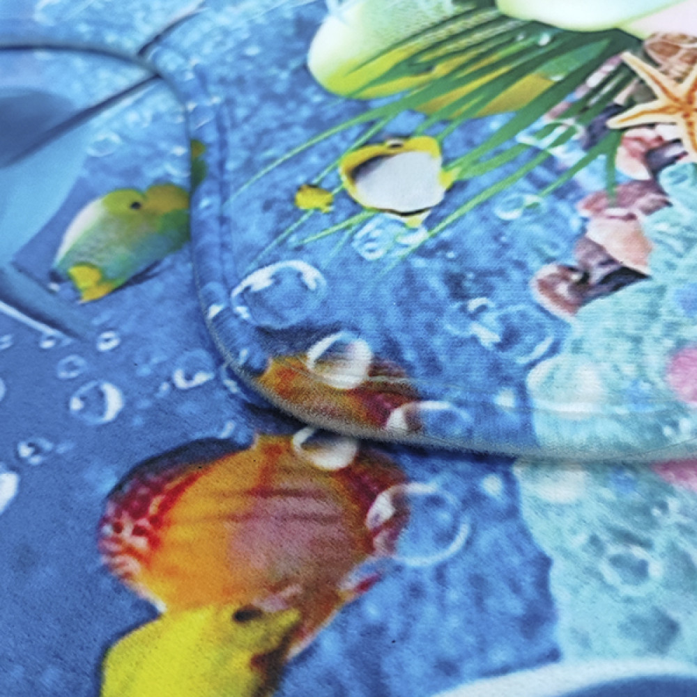 Коврик для ванной 50*80/50*40см подводный мир BZY0929-8 Baizheng