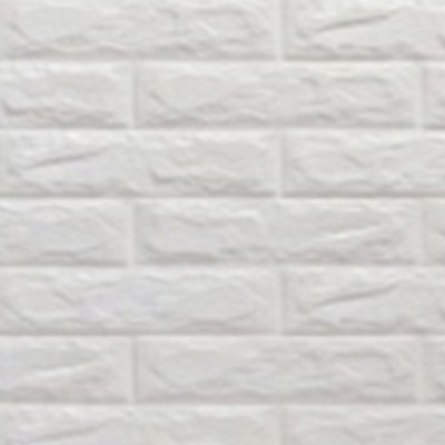 Панель самоклеящаяся 3D Белый кирпич 0,7х0,77м толщина 0,4см Baizheng