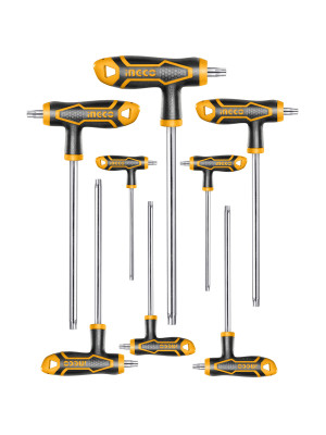 Набор ключей Т-образных TORX INGCO HHKT80838 INDUSTRIAL