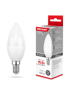 Лампа светодиодная E14 11,5 Вт 4000 K свеча 1093 лм Rexant