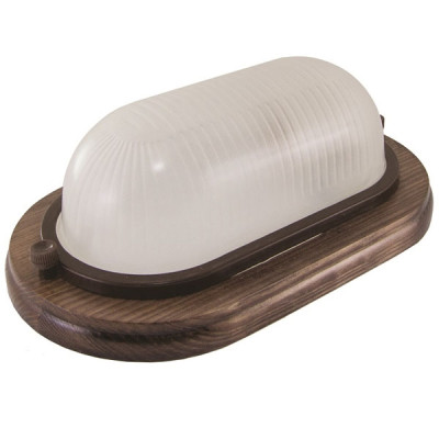 Светильник НПБ1201 венге овал 100Вт IP54 TDM