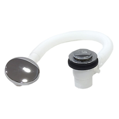 Сифон для ванны 1 1/2*40 регул. перелив автомат клик-клак широк.грибок 40*40/50 Aquant /18/ V672 Сифон для ванны 1 1/2*40 регул. перелив автомат клик-клак широк.грибок 40*40/50 Aquant /18/ V672
