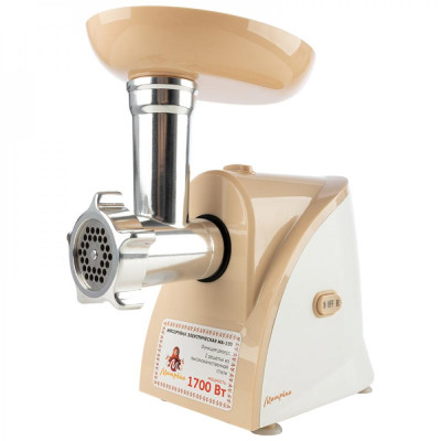 Мясорубка 1700 Вт 2 кг/мин реверс бежевый МА-193 Матрена