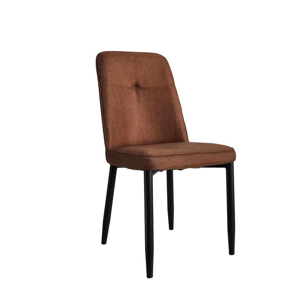 Стул металлический Baizheng 87×53×45 см, текстиль, коричневый, до 150 кг