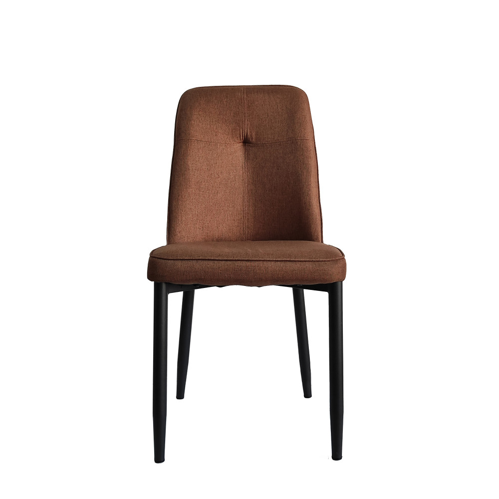 Стул металлический Baizheng 87×53×45 см, текстиль, коричневый, до 150 кг