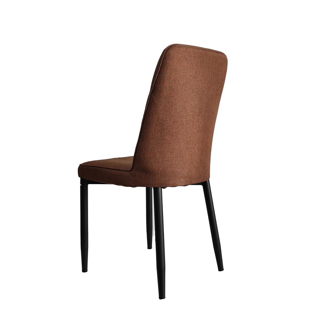 Стул металлический Baizheng 87×53×45 см, текстиль, коричневый, до 150 кг