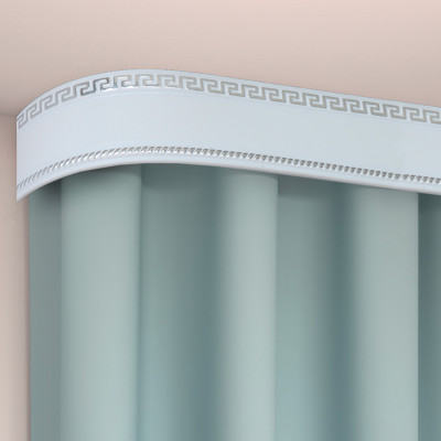 Бленда Версаче/Меандр 68мм хром Эка