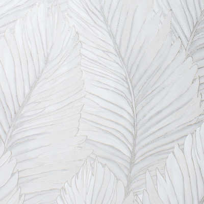 Обои виниловые на флизелиновой основе горячего тиснения Victoria Stenova YALTA, белый, мотив, 1,06×10 м, 287311