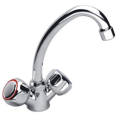 Смеситель DIKALAN для кухни махов. гайка. (24) D3003-X301