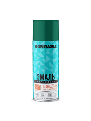 Эмаль аэроз. акриловая темно-зеленая глянцевая RAL6016 520мл Donewell DW-A6016 Эмаль аэроз. акриловая темно-зеленая глянцевая RAL6016 520мл Donewell DW-A6016