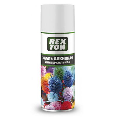 Эмаль аэроз. алкидная белая глянцевая 520мл Rexton RT100.20 Эмаль аэроз. алкидная белая глянцевая 520мл Rexton RT100.20