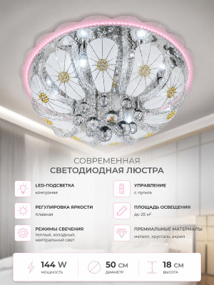 Люстра Буше Y1644-6+6+28W Люстра Буше Y1644-6+6+28W