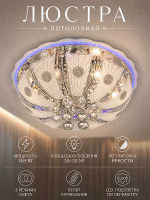Люстра Буше Y1641-6+6+28W Люстра Буше Y1641-6+6+28W